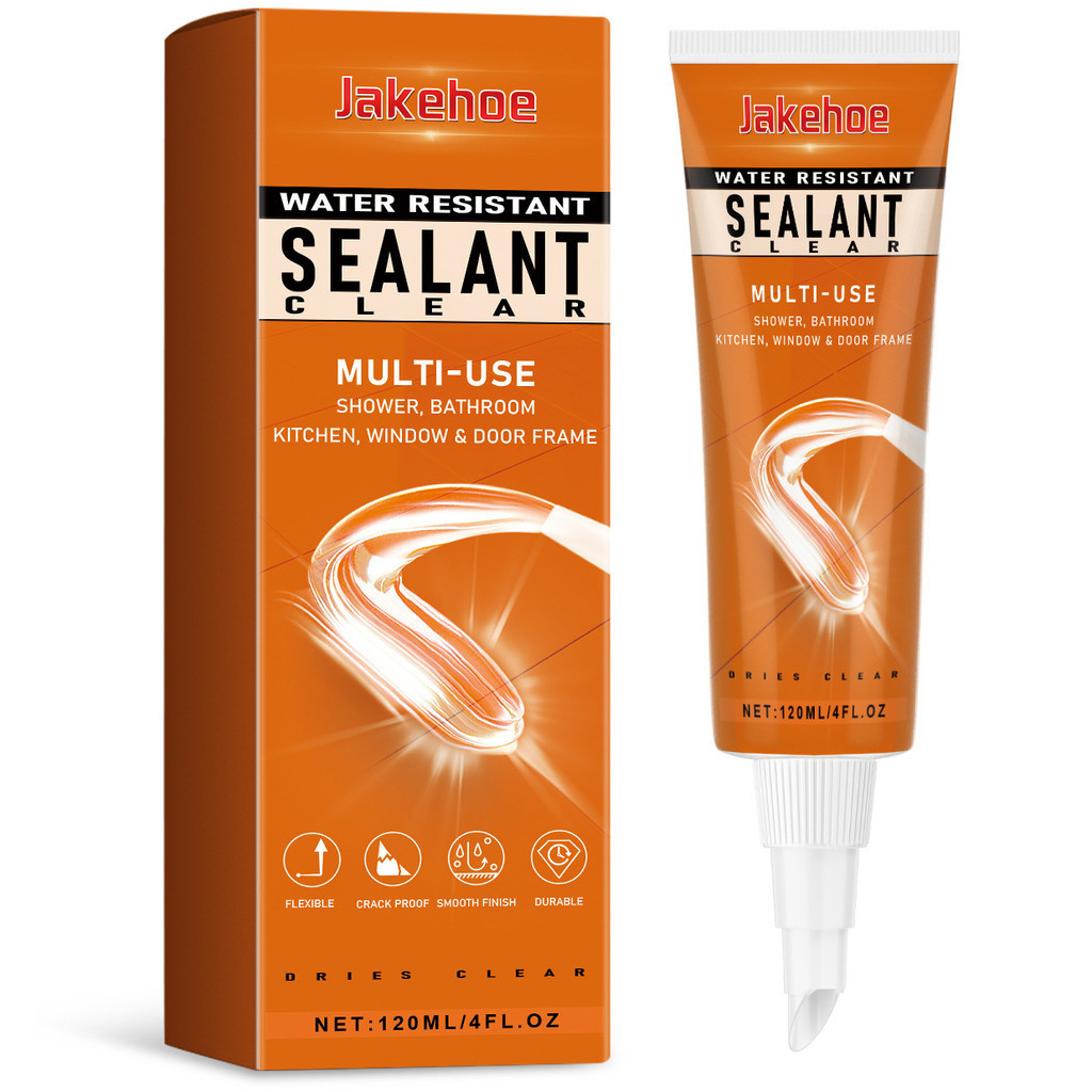 120ml Jakehoe Transparent Waterproof Sealant Kitchen Toilet Door and ...