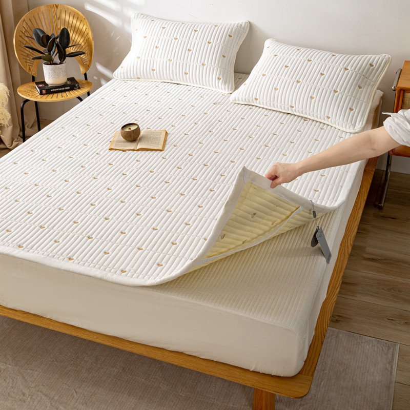 1 PC Cadar White Antibacterial Mattress Four Seasons Mattress Protection Mat Cushion Single