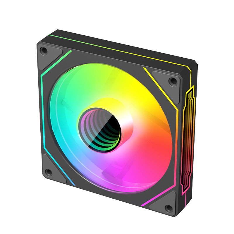keepdreaming 12cm ARGB 5V 3Pin 4 Pin PWM Quiet Cooling Fan Infinity ...