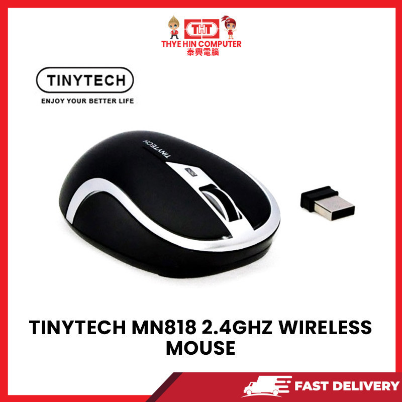 TINYTECH MN818 2.4GHZ WIRELESS MOUSE | Shopee Malaysia