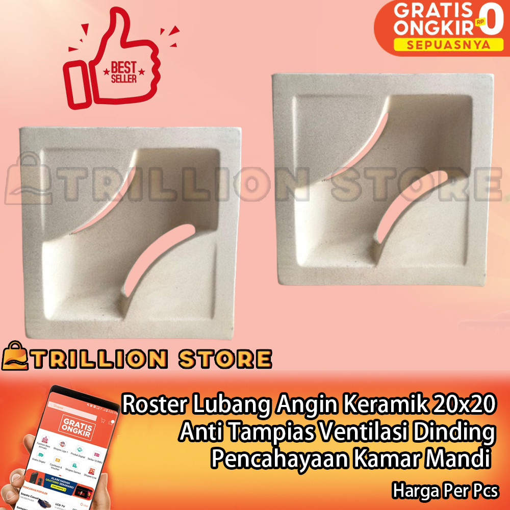 Ceramic Vent Roster 20x20 Anti-Splash Ventilation Wall Lighting ...