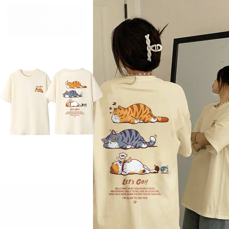 【220G 100%Cotton】SISI Woman Baju t shirt Oversize Perempuan Summer ...