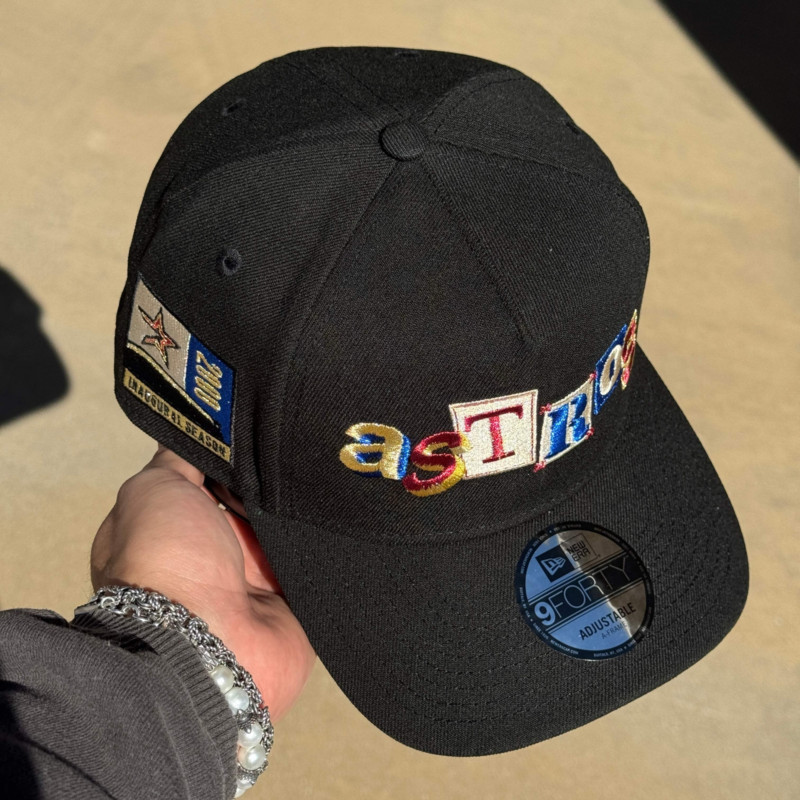 Casquette New Era Houston Astros 59FIFTY - Saison Inaugurale 2000 - Noir Taille 7 3/8