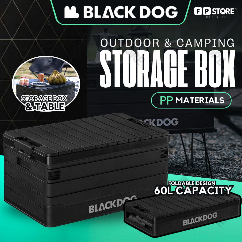 [ COD READY STOCK ] BLACKDOG 60L Foldable Storage Box Container Camping ...