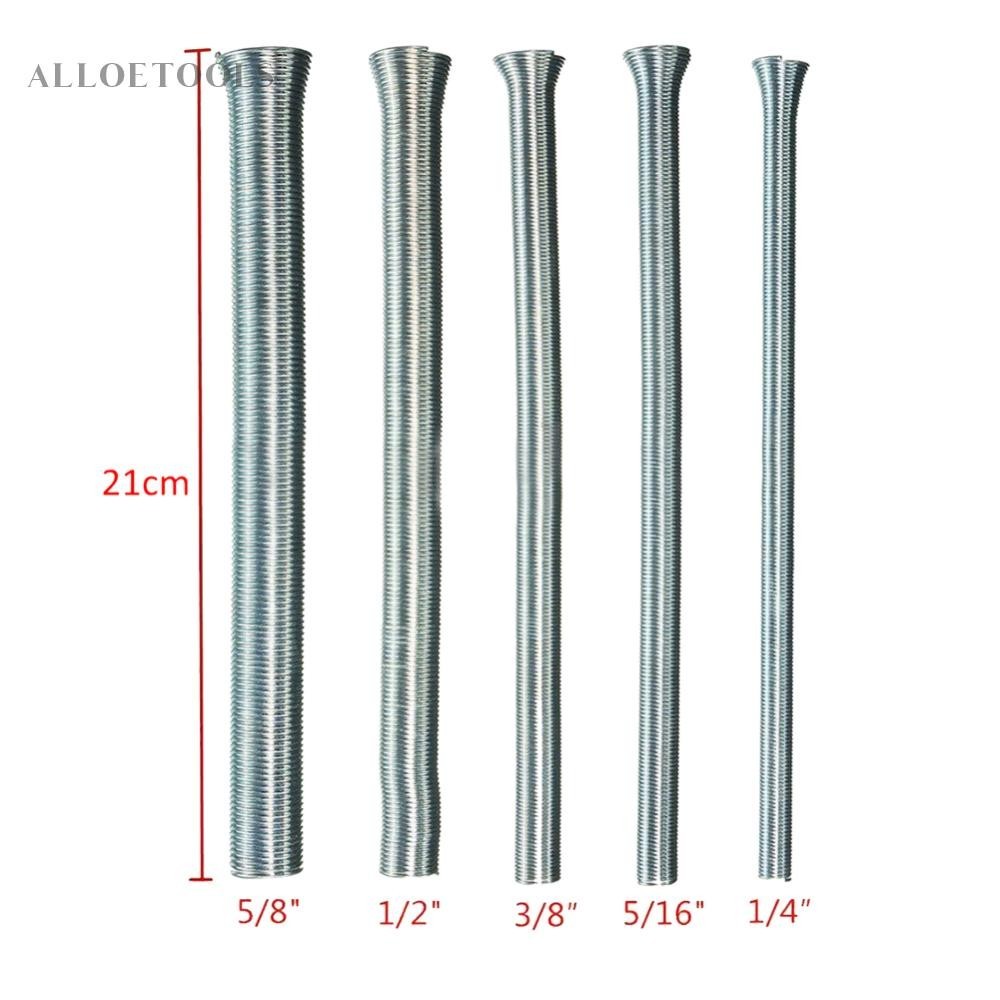 5Pcs/set Manual PVC Wire Spring Pipe Bender Curve Springs Tube Bending ...