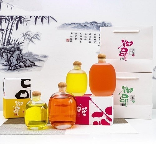 Wine, Honey, Gourd Syrup, Matte Glass Syrup With Button 400ml | Shopee ...