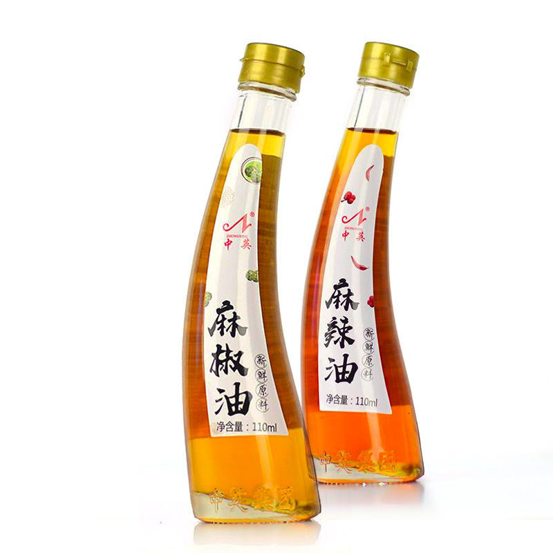 Spicy pepper oil, seasoning oil, cold mixed sesame oil, small bottle ...