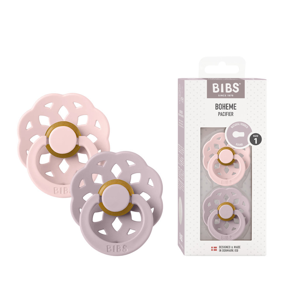 BIBS Boheme Latex Baby Pacifiers (2 Packs) | Shopee Malaysia