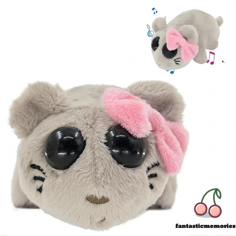 (with music)Hamster Plush Toy Comfortable Hamster Design Soft Cuddly ...
