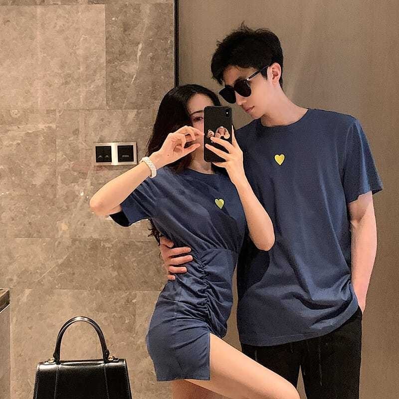 Women's Clothing 2023 Korean Style Couple Suit Deep Sea Kiss Love t ...