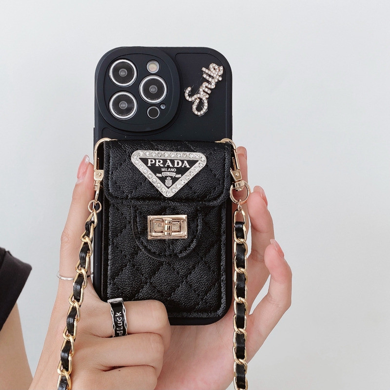 Card Holder Prada Iphone 11 Pro Max Case IPhone Luxury Brand Prada