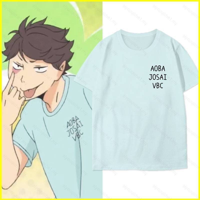Maglietta Haikyuu!! Kageyama – T-Shirt Unisex Anime Karasuno – Casual Cotone Estate