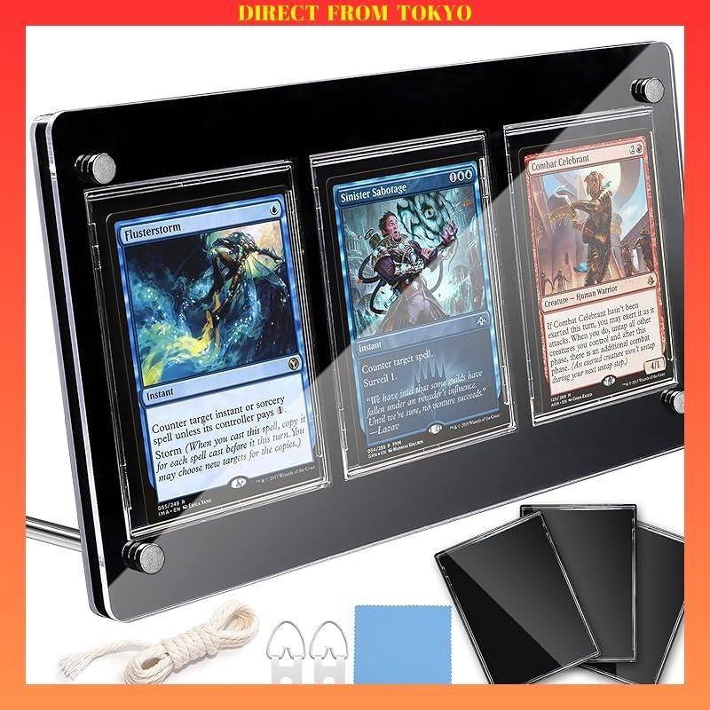 Goreson 3-Tier Black Display Case Screw Down Card Stand Card Loader ...