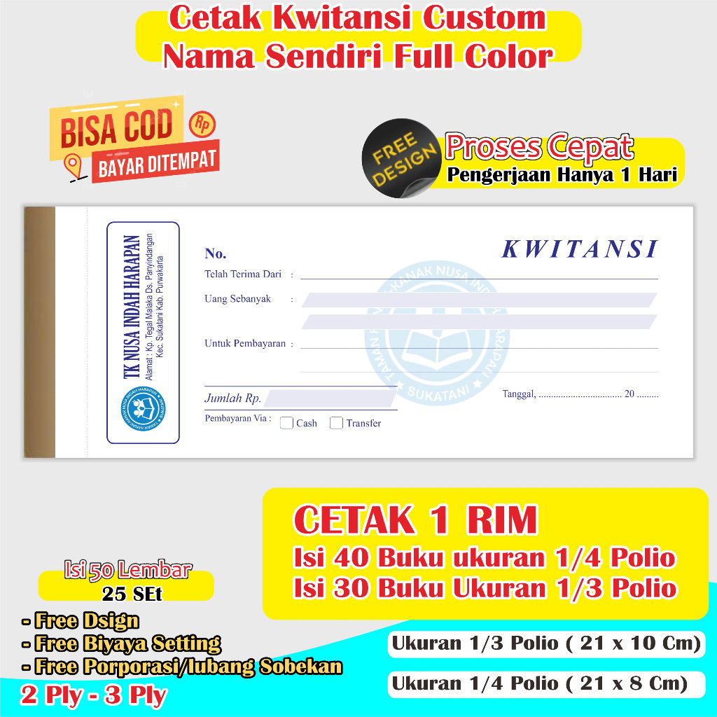 Print CUSTOM RECEIPT 2 FRAMES 1 RIM | Shopee Malaysia