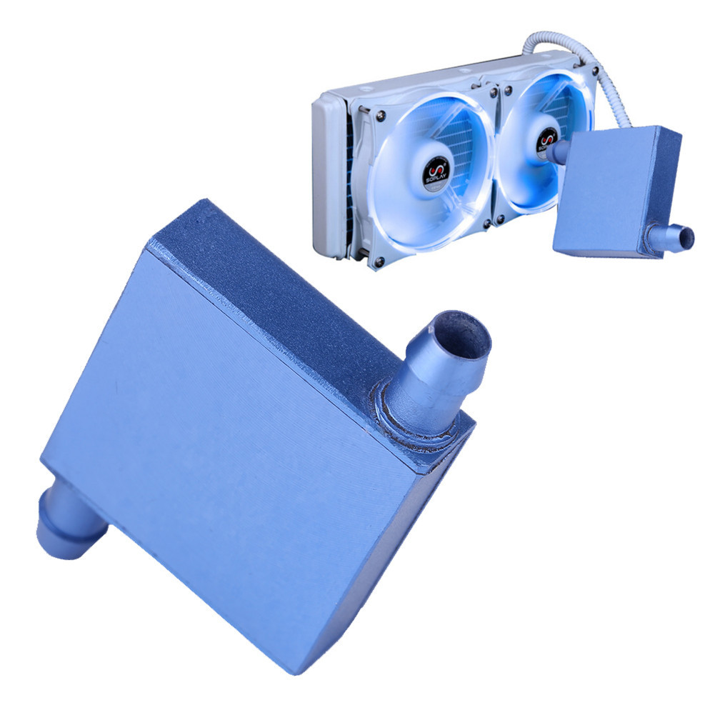 Cancanshop Aluminum Water Cooling Block Liquid Cooler Heatsink for CPU ...