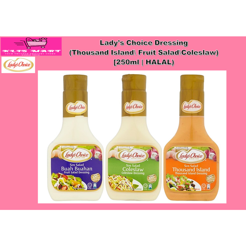 chinese dress ladies Ladys Choice Dressing Coleslaw 250ml – Loco Store main image 1