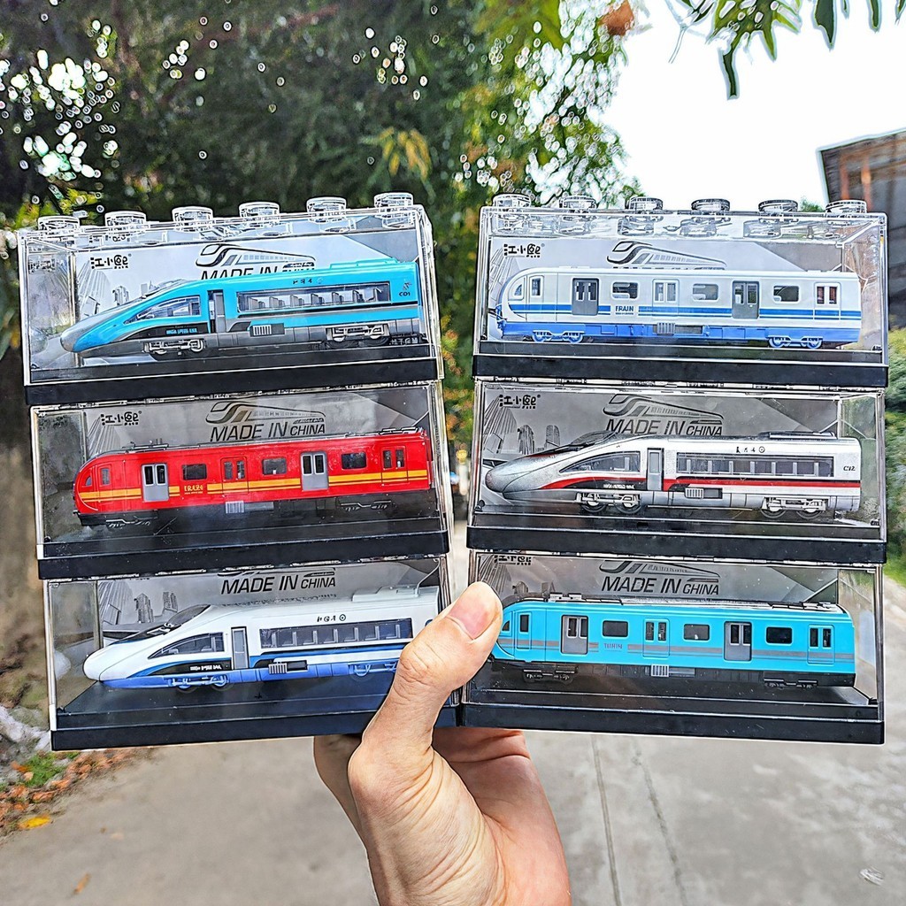 Alloy High-Speed Rail Harmony Simulation Train Model Small Train Fuxing ...