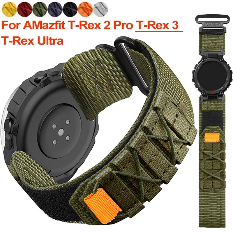 Colorful Nylon Strap for Huami Amazfit T-rex 2 3 Ultra Bracelet for ...