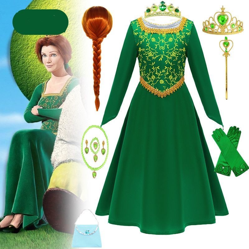 Elegant Princess Fiona Halloween Costume Images