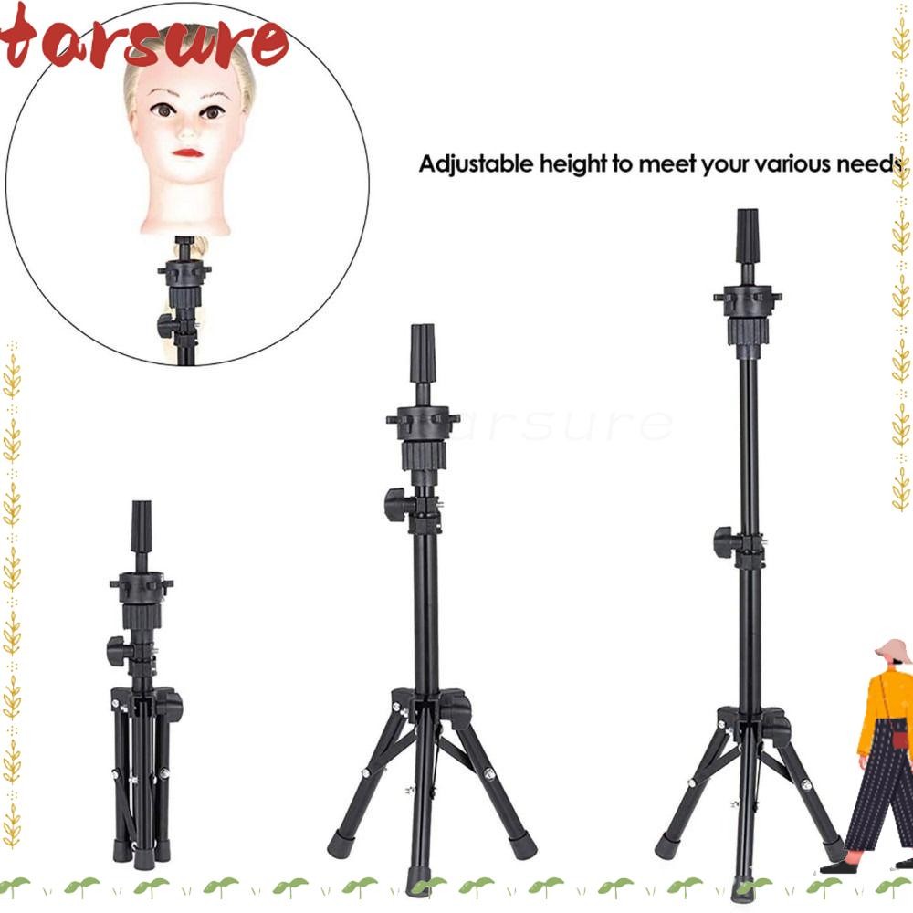 TARSURE Head Tripod Mannequin Wig Stand Adjustable Clamp Holder ...