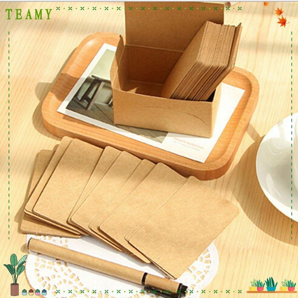 Teamy 20 100pcs Blank Greeting Card Classic Wedding Favors Party 