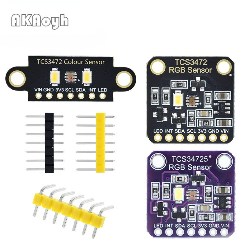 TCS34725 Color Sensor Recognition Module RGB Development Board IIC I2C ...