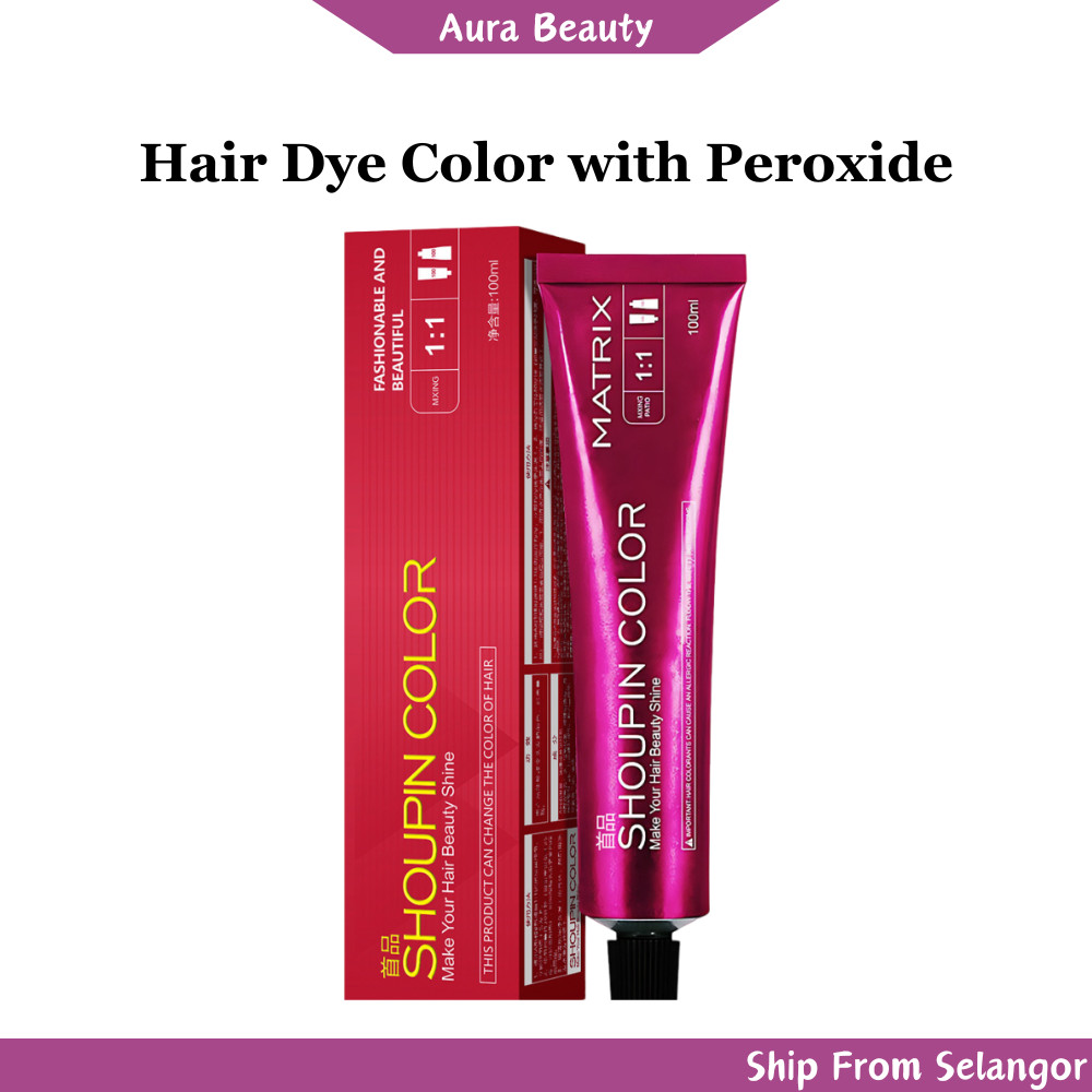 Hair Dye Cream Hair Bleach Pewarna Rambut Peroxide Hair Colouring ...