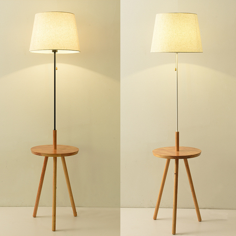 Creative wooden style floor lamp, living room, study room, bedroom ...