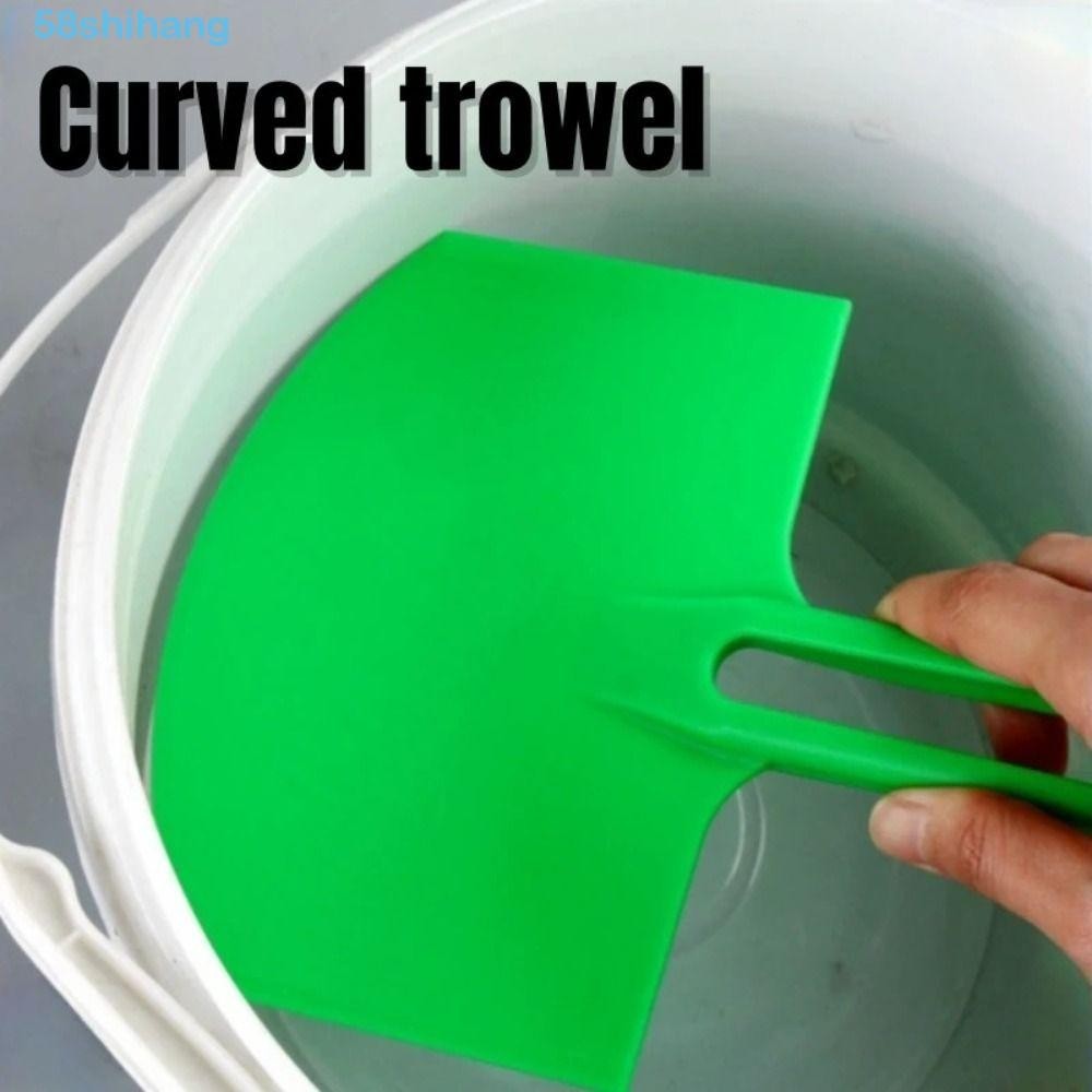 SHIHANG 1/2/5Pcs Scraper, Plastic Bucket Scoop Plaster Shovel ...