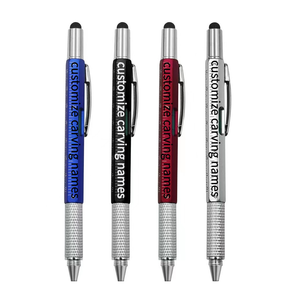 CUSTOM ENGRAVE Personalized pen Tool Ballpoint Pen Screwdriver Ruler ...
