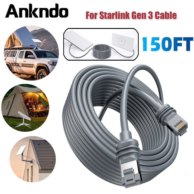 Starlink Gen 3 Cable Standard V3 Cable For Starlink Standard Dish ...