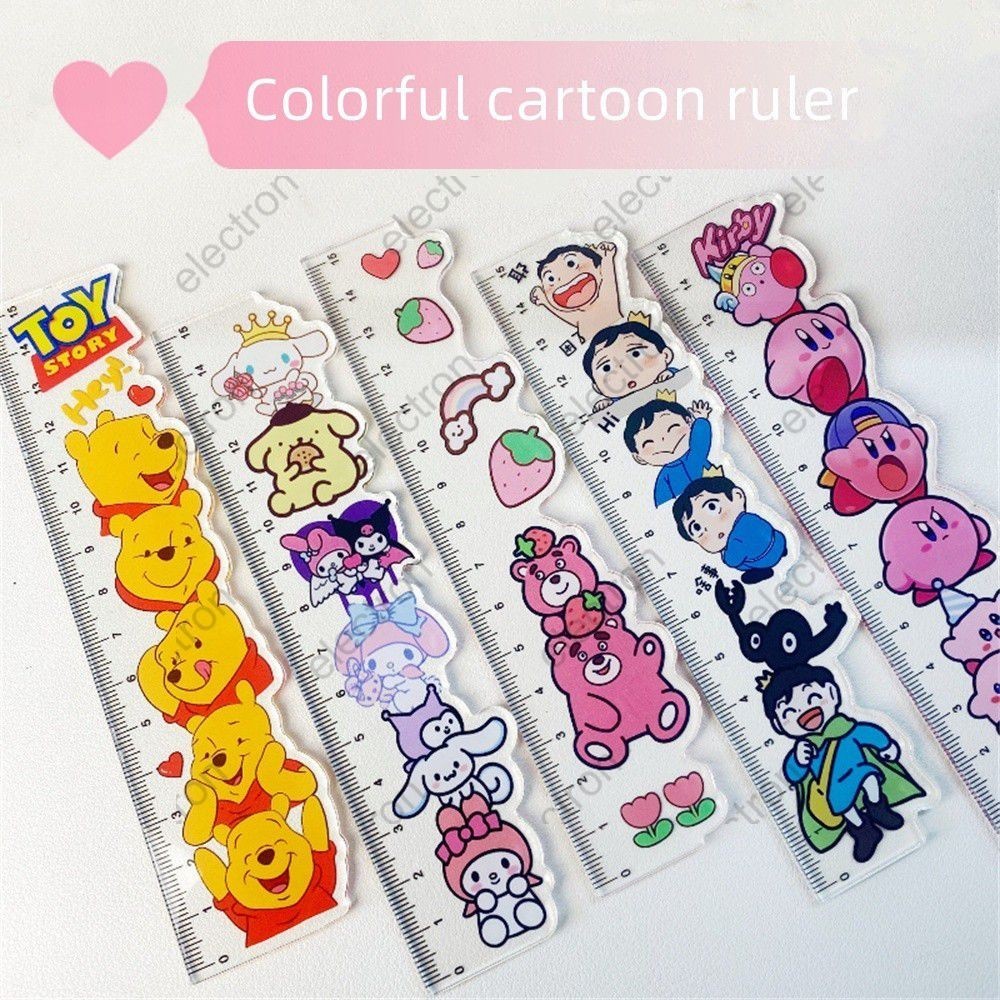 15cm Straight Rulers,cute Sanrio Toy Story Lotso Ruler,kawaii School ...