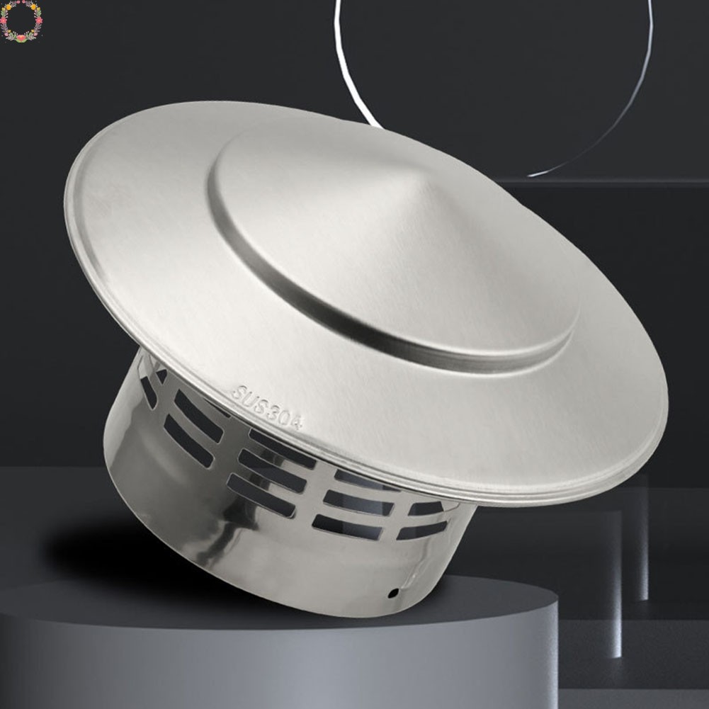 [HME] Stainles Steel Chimney Cap Exterior Wall Fresh Air Outlet Roof ...
