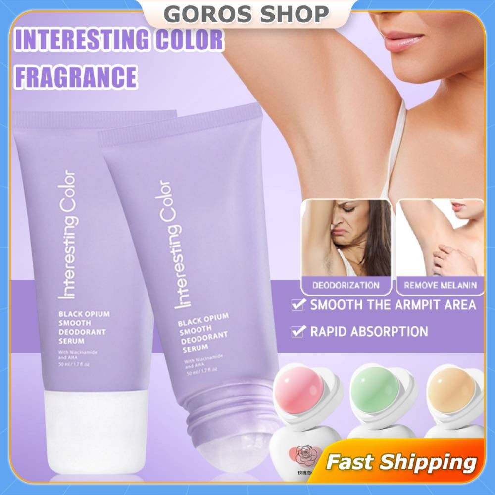 【COD】Liquid Deodorant Serum Roll On Armpit & Antiperspirant Beads ...