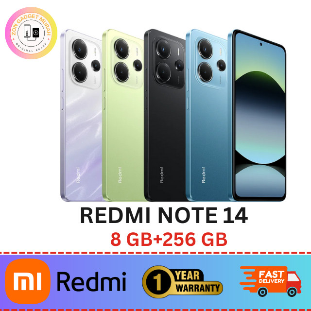 Redmi Note 14 (8GB+256GB) 108MP AI camera | 5500mAh battery | 120Hz eye ...