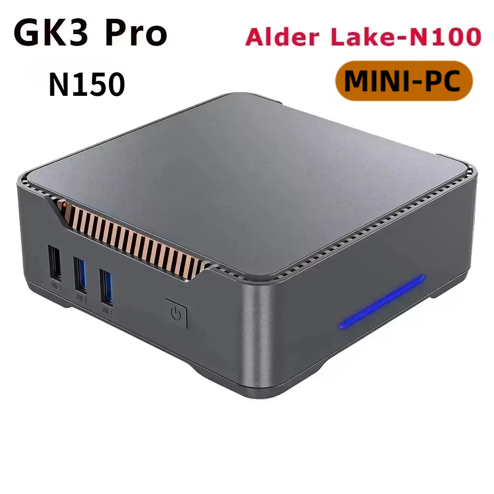 Gzlink Mini PC GK3V GK3 Pro Alder Lake N100/N150 8GB 256GB Windows 11 ...