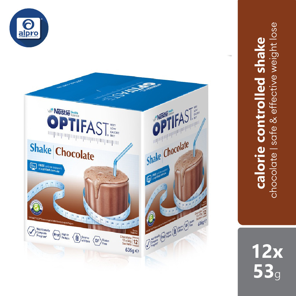 Nestle Optifast Chocolate Milk Shake 53g x 12 | Effective in Management ...