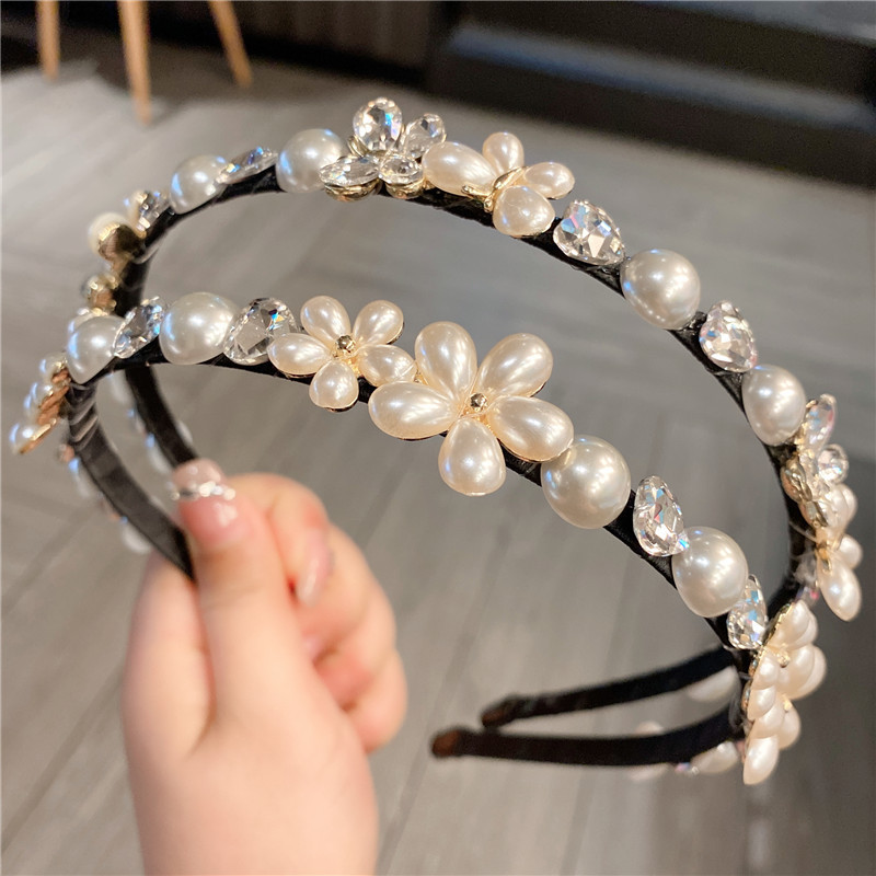 Premium French Butterfly Pearl Flower Headband | Shopee Malaysia