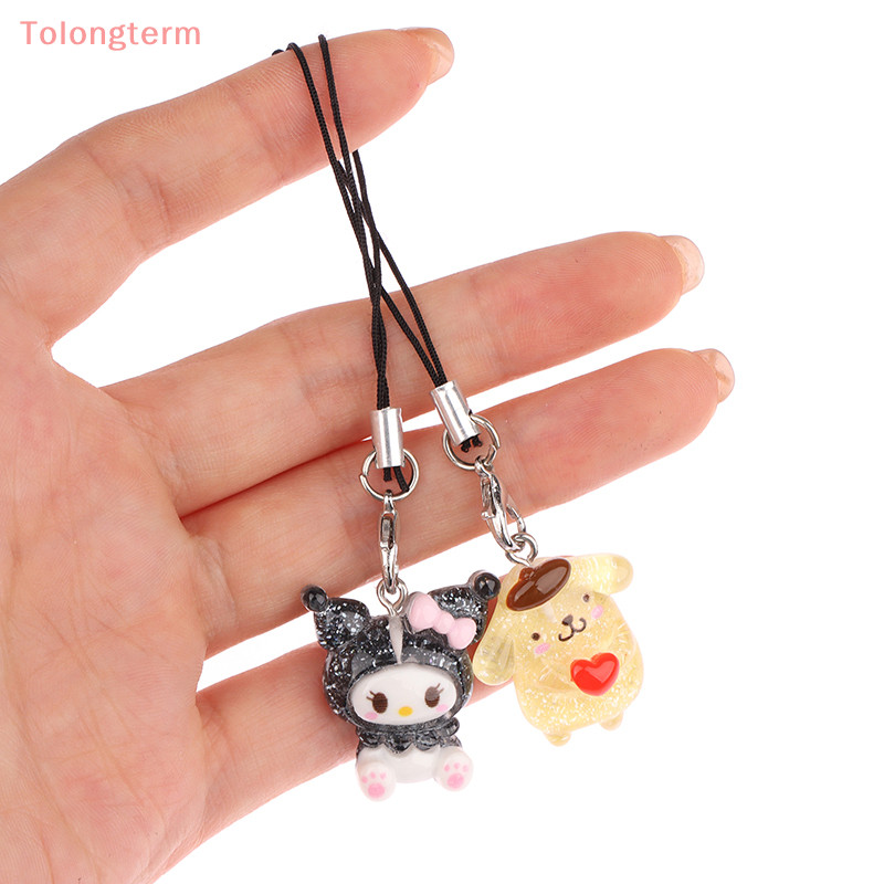 Tolongterm> Sanrio Phone Pendant Melody Cinnamoroll Keychain Lanyard ...