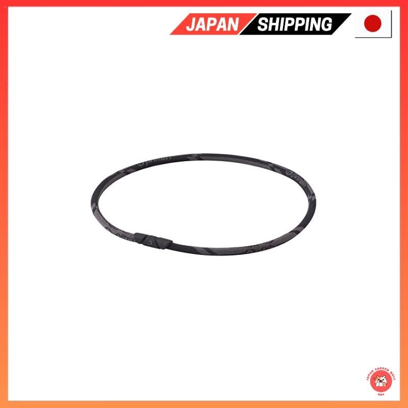 Collier Phiten RAKUWA Modèle Général, 50cm, Noir Carbone, Technologie Titane