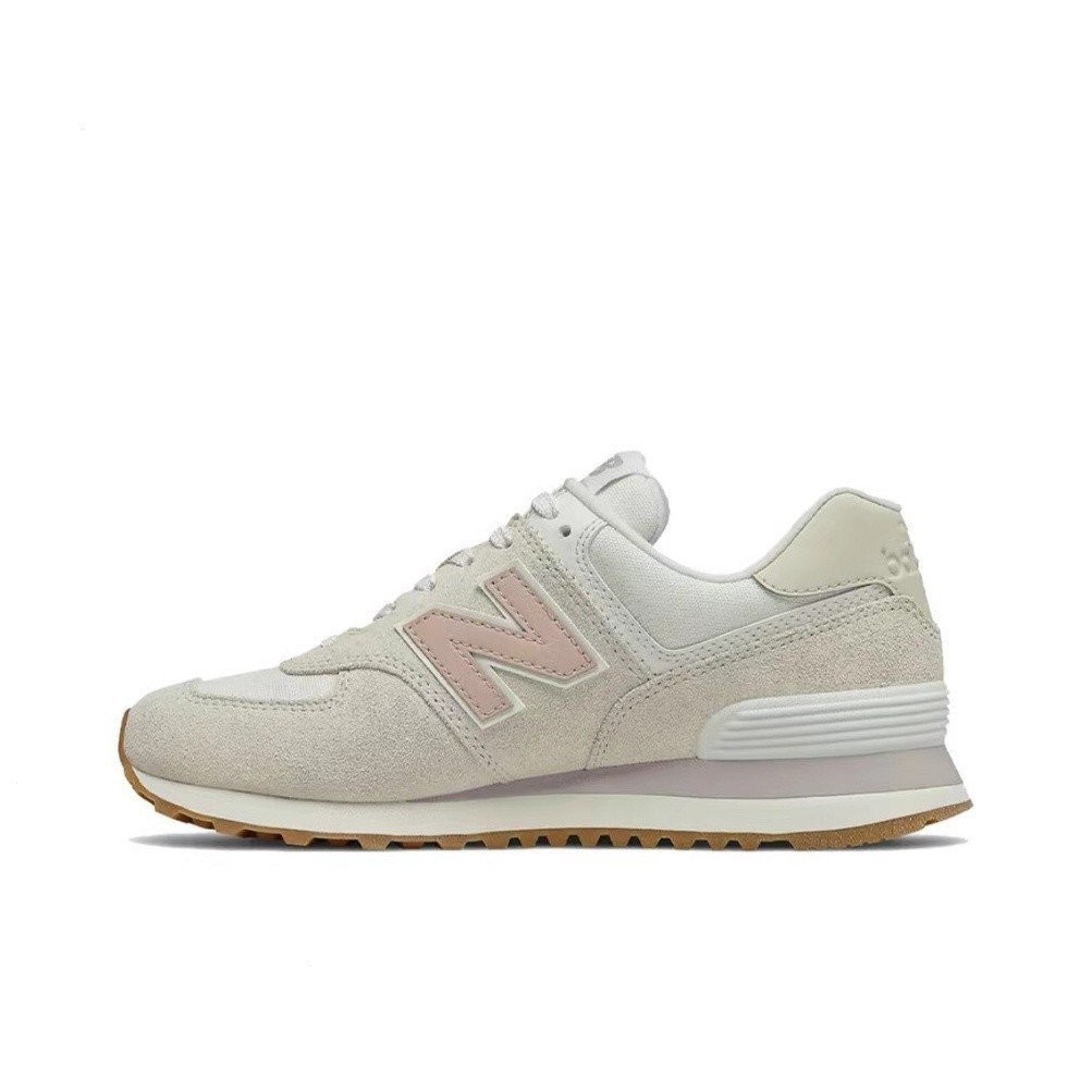 O6WS New Balance NB 574 women's shoes pink light casual sports ...