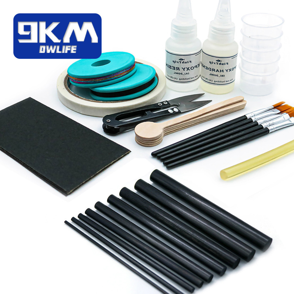 Goture Carbon Fiber Rod Blank For Fishing Rod Building & Repair – Black, Fly/Saltwater