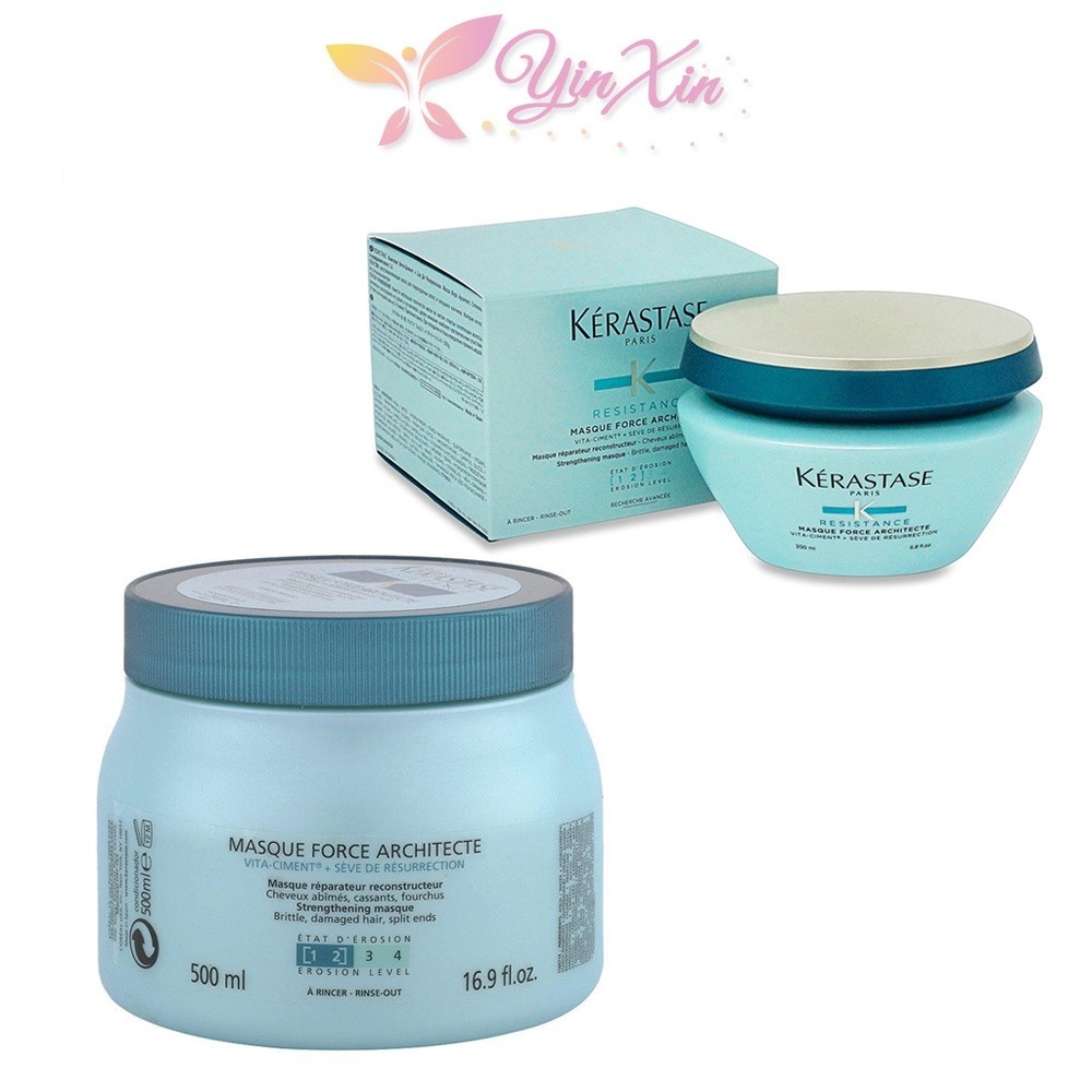 Masque Force Architecte Kérastase 500 Ml - Soin Nourrissant Et Démêlant Pour Cheveux Secs