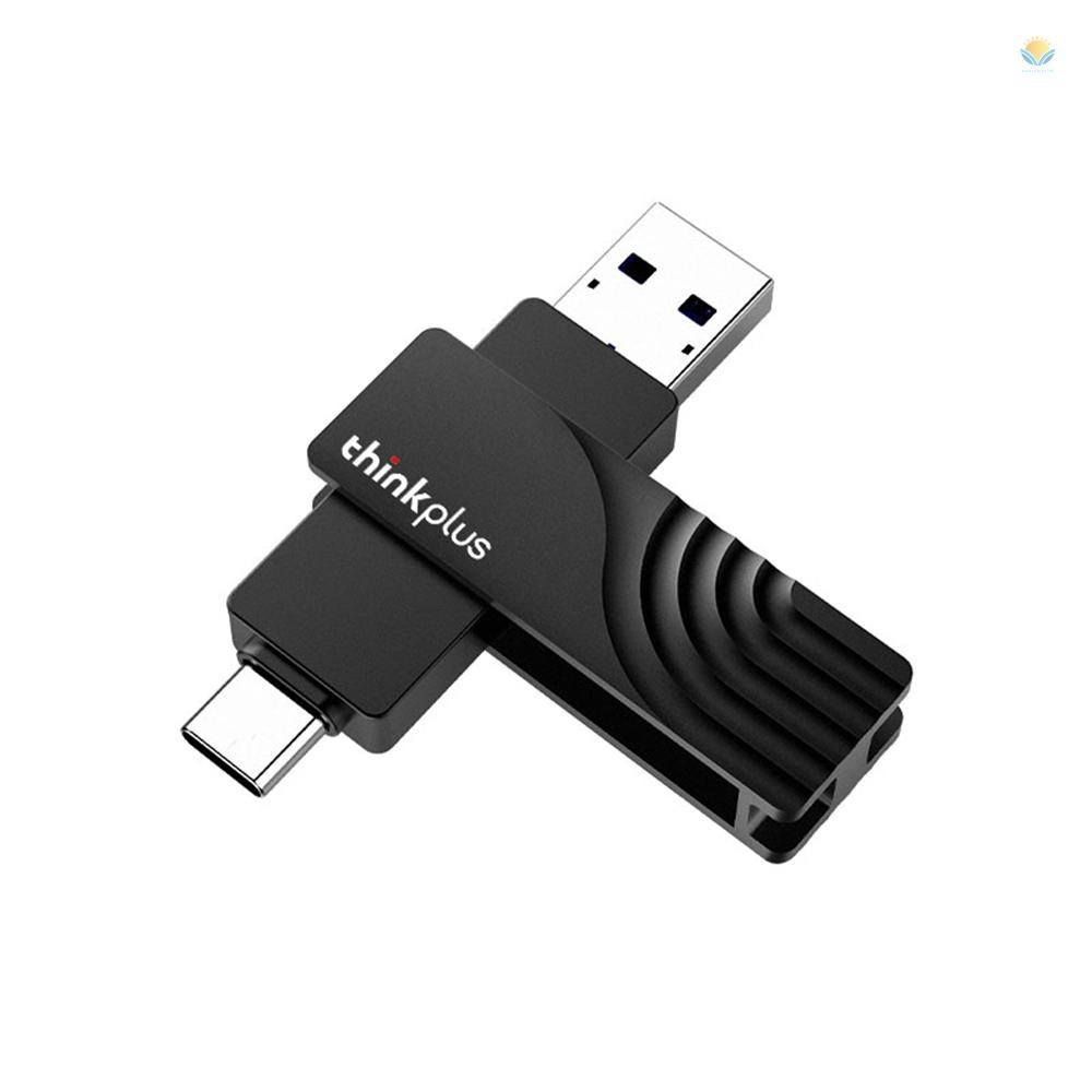 Lenovo thinkplus TSU301 256GB Type-C USB3.1 Gen2 High-speed U Disk Dual ...
