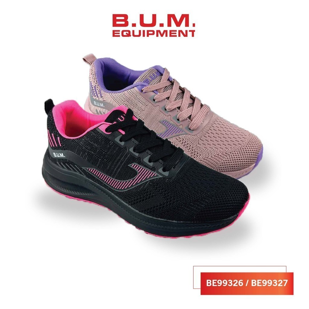 BUM Equipment Women's Shoe BE99326 / BE99327 (Black / Pink) Sneakers ...