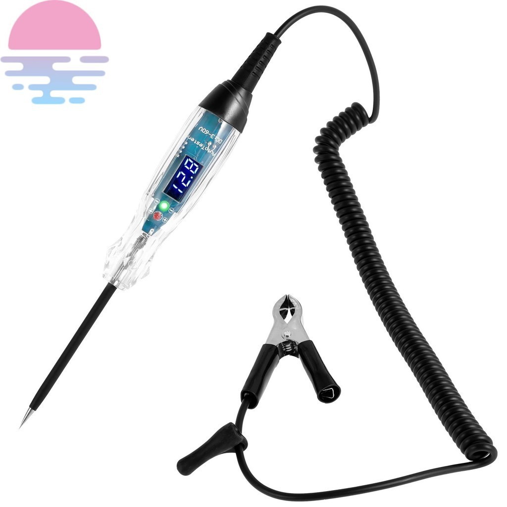 Car Test Light 3-60V DC Digital Car Circuit Tester Portable LED ...