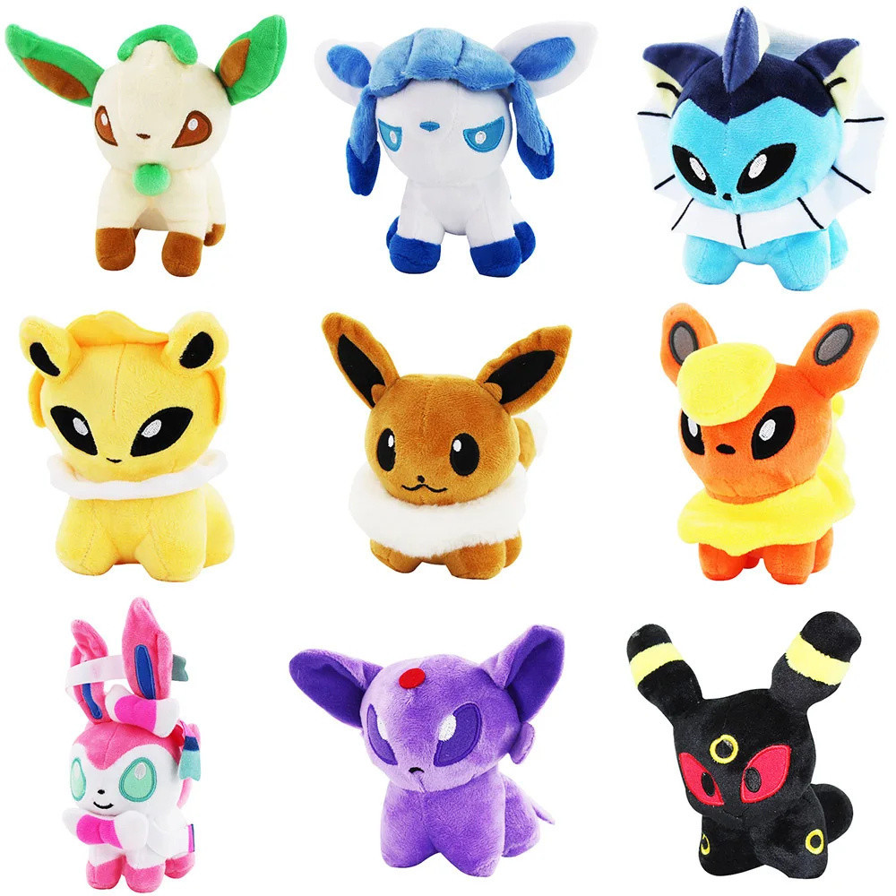 12cm Japan Anime Pokemon Q Edition Eevee Umbreon Sylveon Flareon ...