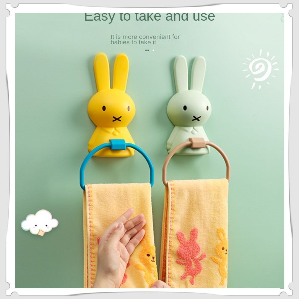 Kids Towel Rack Children's Towel Rack Toilet Punch Free Bathroom ...