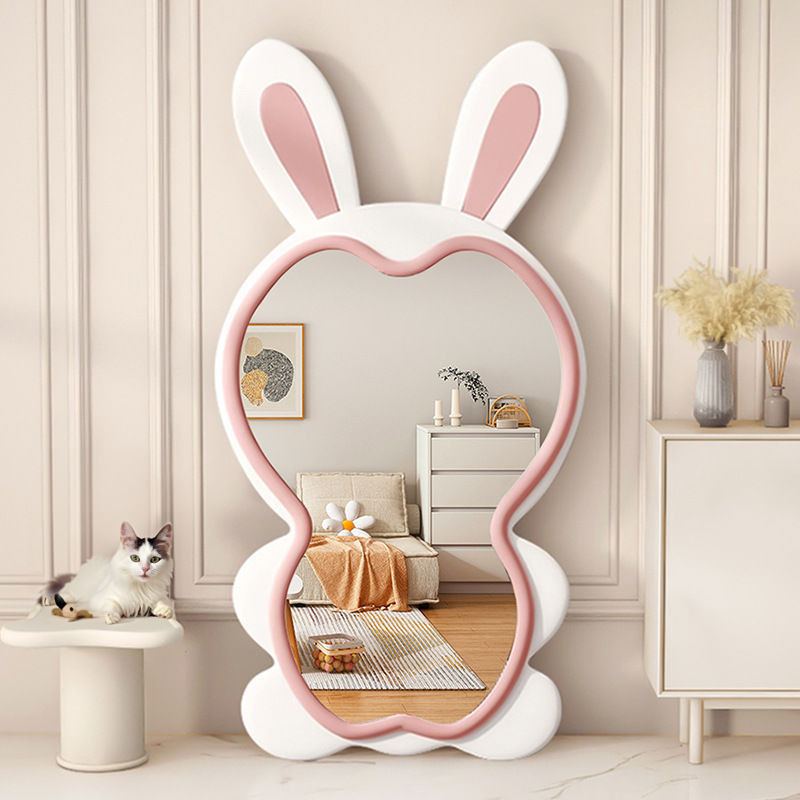 Cartoon Cartoon Mirror Cute Girl Rabbit Dressing Mirror Household Full ...