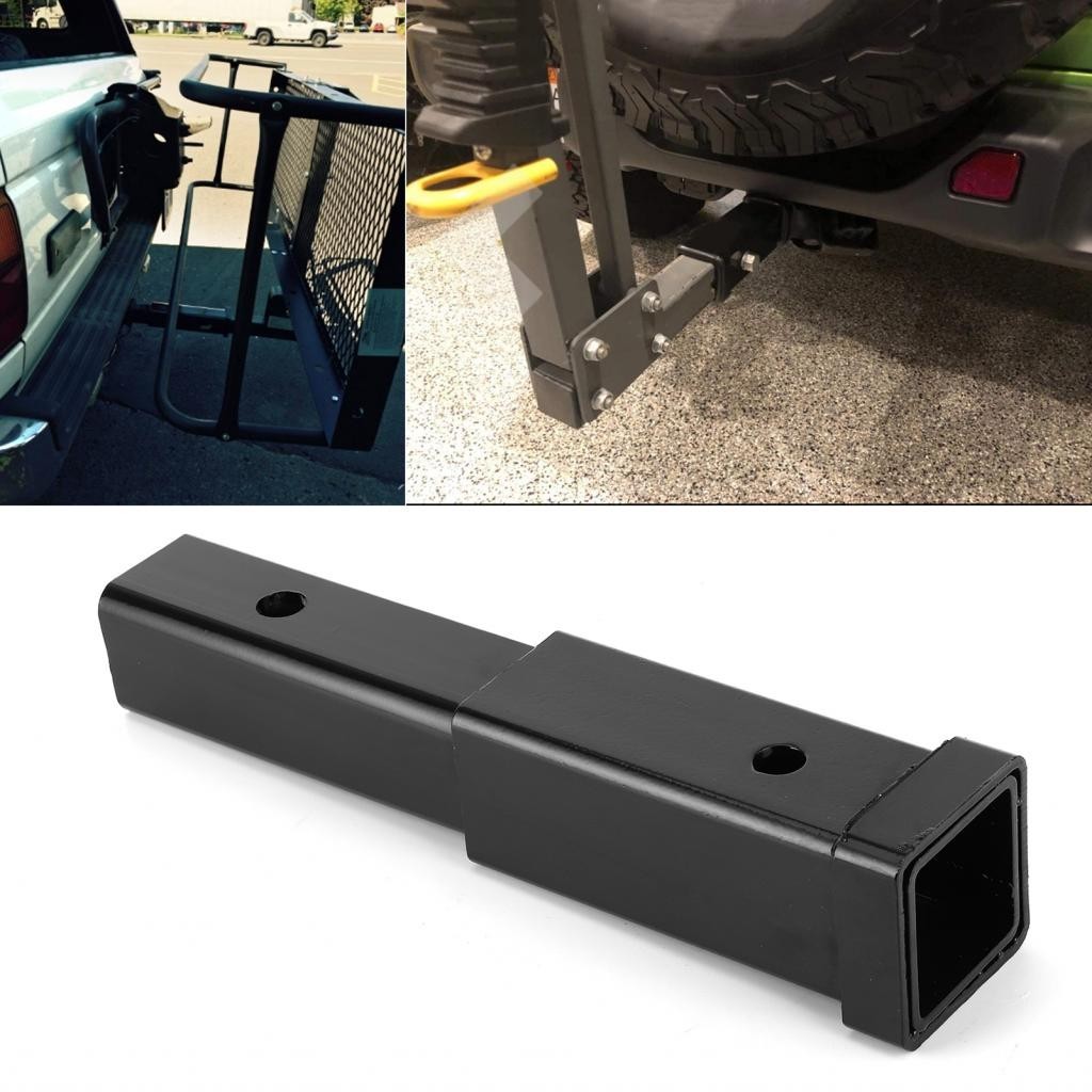 Cooltools Hitch Extension Adapter Square Tube Steel Receiver Extender ...